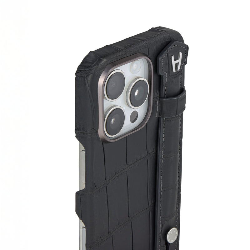 Alligator Leather Anthracite